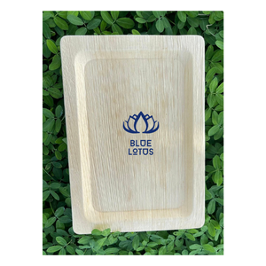 Platos de Hoja de Palma Aptos para Microondas, MÁS VENDIDOS |   Vajilla Desechable Resistente al Calor para Comida Caliente y Fría - Product Image 1