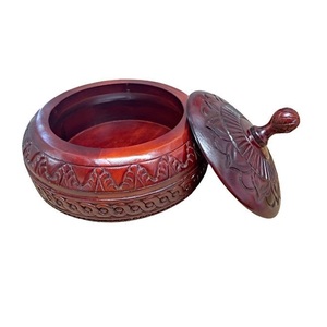 Wooden Chapati <b>Box</b> Refined Kitchen Presentation Companion Created to Support Structured Mealtimes and <b>Decorative</b> Styling - Product Image 4