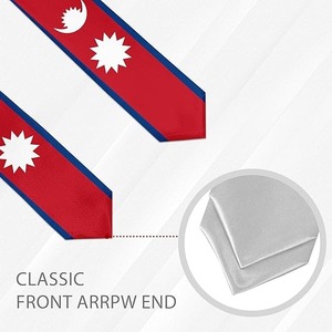 Estola de satén para graduación - Bufanda de graduación de 72 pulgadas con diseño de bandera nacional, tipo de tela: satén - Product Image 5