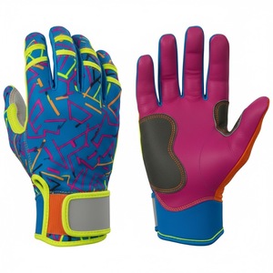 Guantes de Bateo Híbridos Avanzados - Palma de Piel de Cabra Duradera y Tejido Elástico en 4 Direcciones para la Comodidad de Atletas Profesionales - Product Image 5