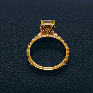 Anillo de Boda RIZTA JEWELS con Diamante Cultivado en Laboratorio, Corte Brillante, Color D, para Mujer y Pareja, Certificado IGI, Claridad VS2 - Product Image 3