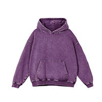Sweat-shirts pour hommes en coton 100% de haute qualité, lavés à l'acide, coupe régulière, en molleton, séchage rapide, respirant, écologiques, OEM, vêtements décontractés