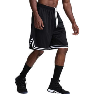 Pantalones Cortos Deportivos Unisex de Alto Rendimiento, Transpirables, de Secado Rápido, con Bolsillos de Lona, para Entrenamientos Deportivos, Diseño Sólido - Product Image 5