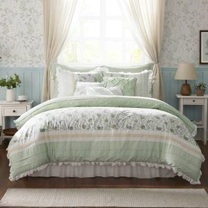 Set Copripiumino Premium in Cotone Percalle 9 Pezzi Misura Queen - Product Image 3