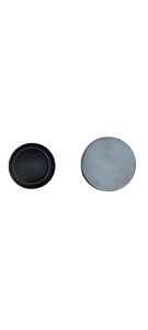 Perilla Redonda de Acero Inoxidable Negra - Product Image 4
