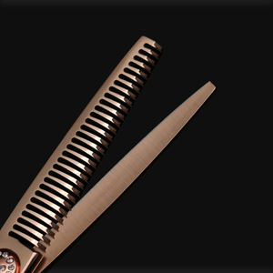 Ciseaux de coiffure professionnels authentiques pour barbier et salon, ensemble de ciseaux à effiler et droits, outils de coiffure pour coupe de cheveux et barbier - Product Image 4
