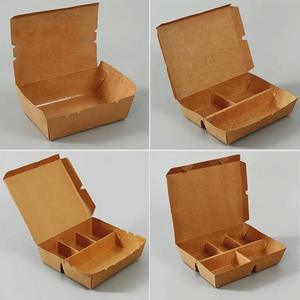 Cajas de Papel Kraft Personalizadas para Alimentos, Rectangulares, Autoarmables, Desechables, para Ensaladas y Comidas - Product Image 3