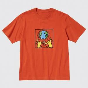 Nouveaux t-shirts pour hommes RTS High Demands, logo personnalisé imprimé, couleur orange, style streetwear, col rond, tissu respirant et confortable. - Product Image 1