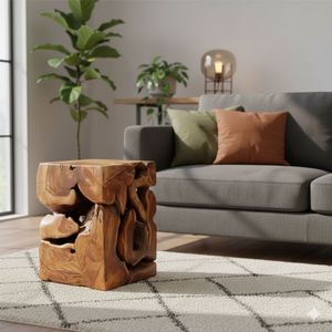 TEAK ROOT CUBE COFFEE <b>TABLE</b> - Product Image 5