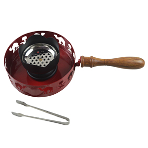 Nuevo Quemador de Incienso Bakhoor para el Hogar, con Mango de Madera y Pinzas, Diseño Elegante, para Uso con Fragancias Aromáticas - Product Image 5
