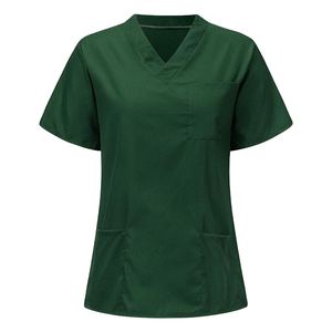 Haut de blouse médicale en tissu extensible, uniforme d'infirmière, vêtement d'hôpital, séchage rapide, confortable, unisexe, tenue médicale moderne - Product Image 3