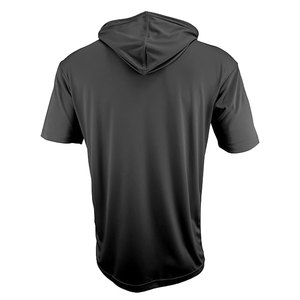 เสื้อยืดมีฮู้ดแขนสั้นสำหรับผู้ใหญ่ ระบายอากาศได้ดี น้ำหนักเบา ควบคุมความชื้น เหมาะสำหรับออกกำลังกาย วิ่ง และฝึกซ้อม - Product Image 4