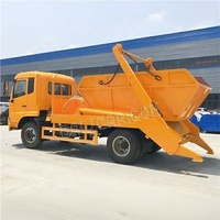 Camion à ordures Dongfeng à bras oscillant, 12 m3, camion de collecte des déchets, camion à ordures à bras oscillant
