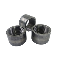 Raccord demi-marchand noir de 1-1/4 pouces