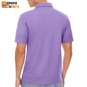 Camiseta de Golf de Manga Corta para Hombre, Diseño Personalizado, Alta Calidad, Tejida, 100% Algodón, Transpirable, de Secado Rápido, Antiarrugas, Informal - Product Image 2