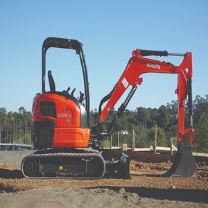 Kubota เครื่องขุดดินขนาดเล็กแบบแกว่งหางเป็นศูนย์ U35-4พร้อมระบบไฮดรอลิกทรงพลังสำหรับโครงการก่อสร้างและจัดสวน - Product Image 2