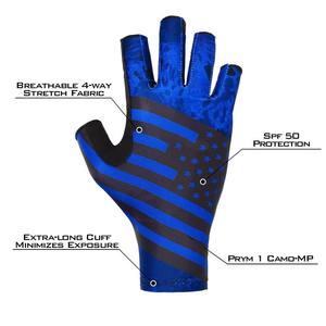 Gants de navigation sans doigts en néoprène avec paume renforcée pour la voile, le kayak, la pêche, le tir, les sports nautiques, l'escalade, la navigation de plaisance - Product Image 2