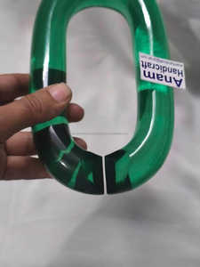 Adornos de Pared de Cadena Acrílica Modernos Personalizados, Hechos a Mano, Adornos Colgantes de Resina Modernos para Decoración del Hogar, Listos para el Festival Diwali - Product Image 3