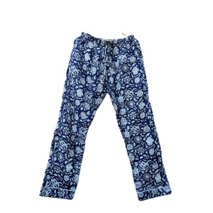 Ensemble de pyjama élégant en coton à imprimé floral bleu Style bohème pour femmes confort thermique printemps été deux pièces respirant pour les yeux - Product Image 3
