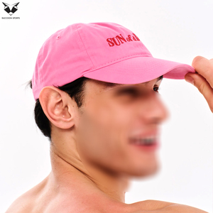 Gorra de Béisbol de Playa Cómoda, de Última Moda, Color Rosa Sólido, de Alta Calidad, de 6 Paneles, con Gráficos Personalizados, para Vacaciones de Verano, Servicio OEM ODM - Product Image 4