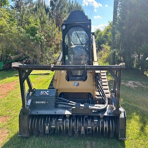 รถตักขนาดเล็ก Caterpillar 299D3 พร้อมหัวบดไม้สำหรับงานป่าไม้ คุณภาพสูง ประสิทธิภาพเยี่ยม ราคาขายส่ง - Product Image 3