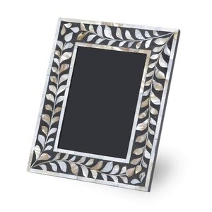 New Design MOP Inlay Photo <b>Frame</b> Floral Handmade MDF Mother Of Pearl <b>Picture</b> <b>Frame</b> at factory wholesale Price Natural Crafts - Product Image 6