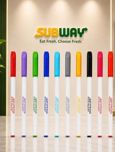 Ensemble de stylos à bille exécutifs élégants, corps blanc, stylos rétractables multicolores, ensemble d'écriture pour le bureau et l'école, stylo à bille de qualité supérieure - Product Image 2