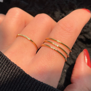 Elegant Fine Vintage <b>Jade</b> Three Stone Gemstone <b>Ring</b> - Product Image 2