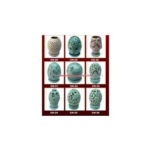 Handmade Natural Soapstone Carving Aroma <b>Oil</b> <b>Burner</b> With Fine Finished For Home And Hotel Decoration Purpose In Bulk Quantity - Product Image 3