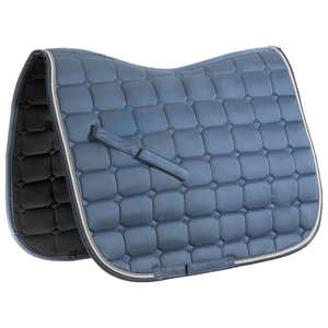 Premium Dressage Quilting Saddle <b>Pad</b> Sottosella with Leather Shell, Fabric Lining, Cotton & <b>Foam</b> Filling - Product Image 1