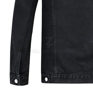 Veste en jean pour homme à séchage rapide et respirante, logo personnalisé, veste en jean de haute qualité, faible MOQ, veste en jean pour homme - Product Image 6