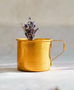 Tazas pequeñas y juegos de tazas, perfectos para té, café y agua caliente por la mañana. Vajilla compacta para uso en la comedor y uso diario, procedente de la India. - Product Image 1