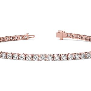 กำไลข้อมือเพชรคลาสสิก 14k กำไลข้อมือเพชรทองคำ 18k เพชรเพาะเลี้ยงในห้องปฏิบัติการ เครื่องประดับเพชรทองคำแท้ เพชรเพาะเลี้ยงในห้องปฏิบัติการ - Product Image 2