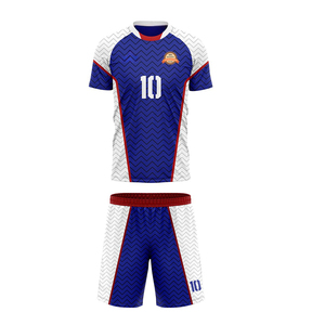 Fabricante de Uniformes de Fútbol Personalizados |   Uniformes de Fútbol Sublimados |   Camisetas y Pantalones Cortos de Equipo |   100% Poliéster |   Transpirable |   Secado Rápido | - Product Image 1