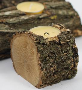 Boho Style Wooden Candle Stand Handmade Natural Wood Candle Holder for Living Room Wedding Event <b>Table</b> Decoration - Product Image 6