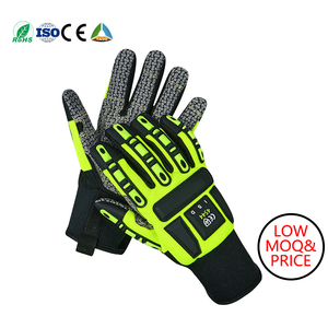 Gants de sécurité antidérapants à doigts entiers avec motif à pois et revêtement en polyuréthane pour activités de plein air unisexe - Product Image 5