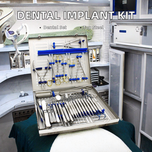 Kit de Cirugía Dental Manual de Acero Inoxidable Alemán de 33 Piezas, Juego de Instrumentos Quirúrgicos de Ortodoncia Oral, Resistente a Altas Temperaturas - Product Image 4