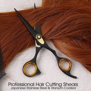 Ciseaux de barbier professionnels en acier inoxydable pour la coupe et l'éclaircissement des cheveux, série Razor Edge, avec réglage fin - Product Image 6