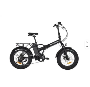 NUEVA Bicicleta Eléctrica Plegable de 20 Pulgadas con Llantas Gruesas, Velocidad Máxima de 25 km/h, Motor Trasero sin Escobillas de 3 Velocidades, Cuadro de Aleación de Aluminio, Batería de Litio - Product Image 1