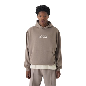 Combed Organic Cotton Men's Winter Zipper-<b>Up</b> French Terry 450 GSM Regular Fit Quick Dry Breathable Custom Logo Hoodie - Product Image 1