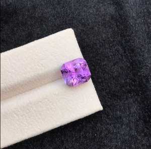 Piedra preciosa natural de amatista facetada, amatista violeta suelta para la fabricación de anillos, suministro para bricolaje. - Product Image 5