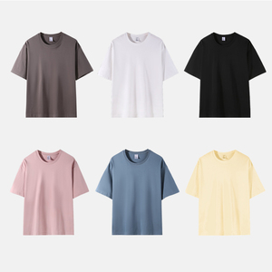 Wholesale Men's 100% Cotton Slim Fit T-Shirt Custom Logo Printing Breathable Eco-Friendly Crew Neck High Quality Tee OEM - Product Image 3
