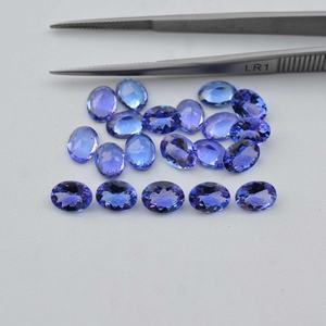 7x9mm Naturel Bleu Tanzanite Facettes Ovale Coupe Gemme Prix Le Plus Bas AAA Qualité Calibré Lâche Tanzanite Des Meilleurs Fournisseurs - Product Image 2