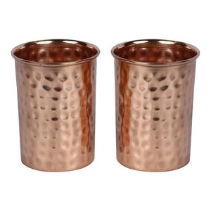 Juego de Vasos de Cobre y Acero Estilo Zen Asiático de 250 ml, 2 Vasos de 300 ml, Venta Caliente, Muestra Disponible, Precio al por Mayor, Grabado - Product Image 4