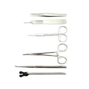 Wholesale High Quality Advanced Stainless Steel Manual Dissection Kit Suture Practice Pad Reusable Instruments Medical Students - Product Image 2