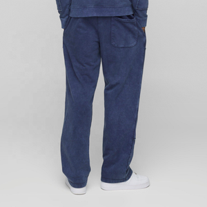 Ensemble de survêtement en molleton de coton 450 GSM avec fermeture éclair, logo personnalisé, vêtements de sport en deux pièces, jogging, OEM ODM, vente en gros aux États-Unis - Product Image 6