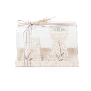 Meilleur prix pour un élégant brûleur d'encens en nacre avec plateau, cadeau pour le Ramadan et l'Aïd, provenant du Vietnam. - Product Image 2