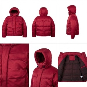 Custom <b>Men's</b> Hooded Puffer <b>Jacket</b> Winter Insulated Outdoor Wear - Product Image 5