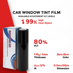 ROADPOWER Film Teinté Noir Super Foncé (0,5Mx150M) Série SPT pour Vitres Automobiles – Protection Solaire, Anti-UV et Anti-Rayures - Product Image 3