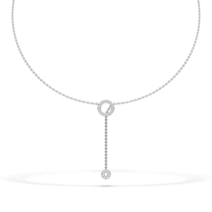 Collar de diamantes de corte redondo, collar de diamantes cultivados en laboratorio para uso diario con certificado IGI de proveedor y fabricante indio. - Product Image 4